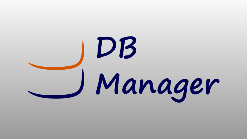 DBManager is finally part of our portfolio!